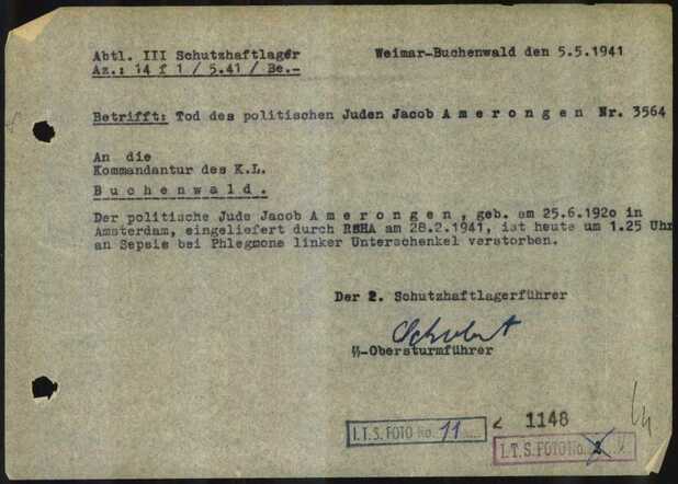 Jacob v.Amerongen, 25-6-1920, krt 7 Buchenwald.jpg