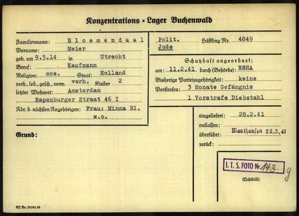 Meier Bloemendaal, 9-5-1914, krt 5 Buchenwald.jpg