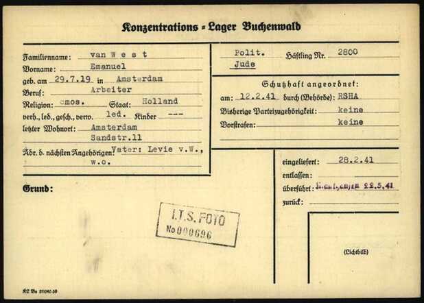 Emanuel v.West, 29-7-1919, krt 2 Buchenwald.jpg