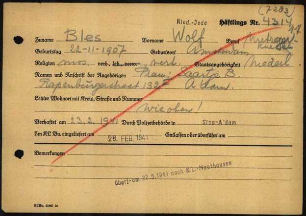 Wolf Bles, 22-11-1907, krt 2 Buchenwald.jpg