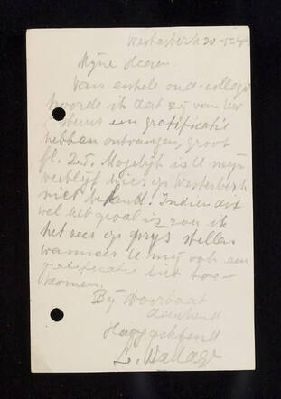Wallage, Levie, 1943, Vraagt om mogelijke gratificatie.jpg