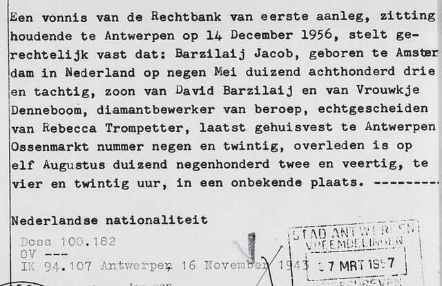 Jacob Barzilay Overlijdensverklring.png