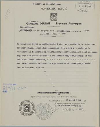 Alexander Goudket death certificate.png