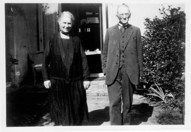 gouden bruiloft met Antje Frank - van Witsen 1929