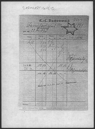 Money administration cards of prisoners of CC Buchenwald, 1937 - 1945 Meijer Barmhartigheid 28-11-1907.jpg