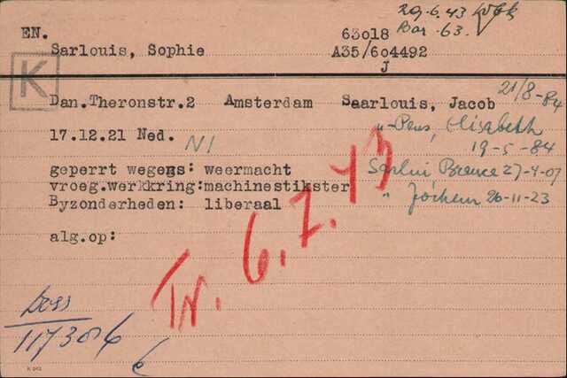 Sophie Sarlouis, 17-12-1921, krt JR.jpg
