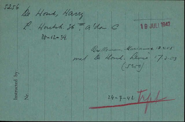 Archiefkaart Harry de Hond 20-12-1939.jpg