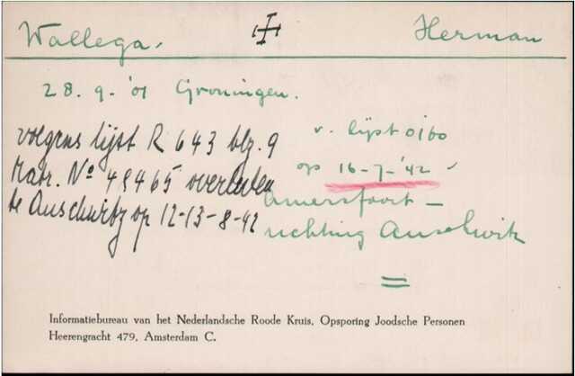 Herman Wallega, 28-9-1901, krt Ned.Rode Kruis, Opsporing Joodsche Personen.jpg
