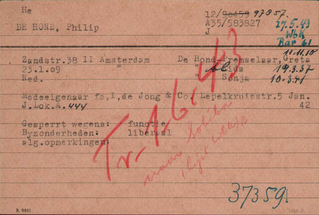 Archiefkaart Joodse Raad Philip de Hond 23-01-1909.jpg