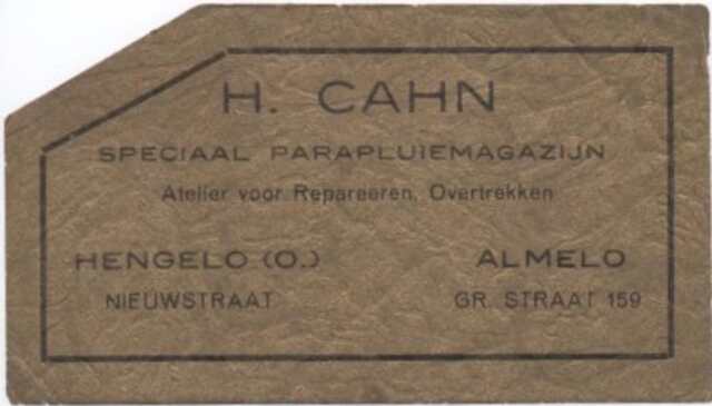 1908 1942  Heinrich Cahn  Stikker.jpg