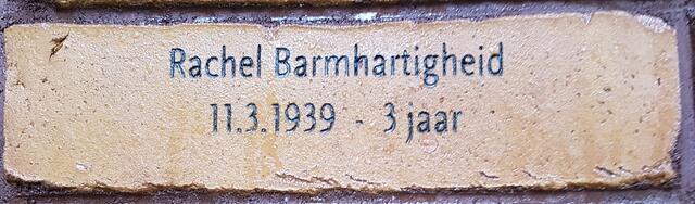 Namenmonument Rachel Barmhartigheid 11-03-1939.jpg