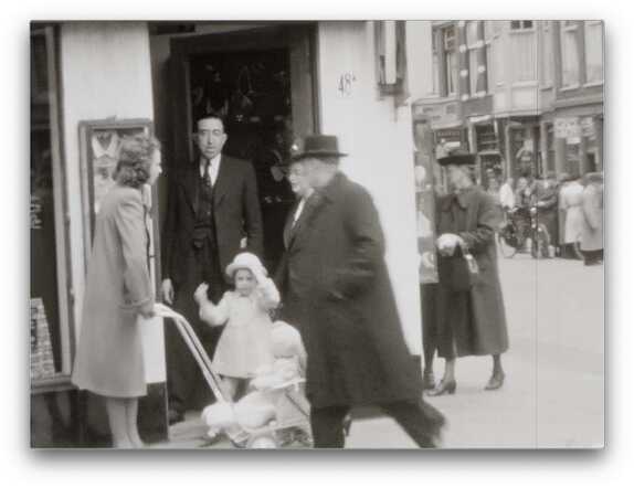 Filmfragment met Barend Sander de Groot (1941)