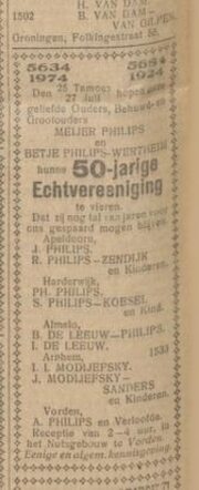 Philips, Meijer, 1924.07.18, 50 jaar gehuwd met B. Wertheim.jpg