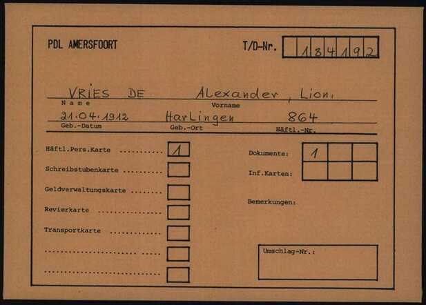 Alexander L.de Vries, 21-4-1912, envelop kamp Amersfoort.jpg