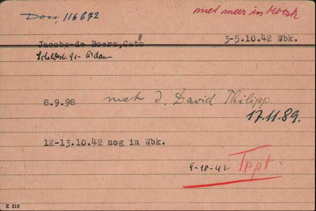 Westerbork deportation card.png
