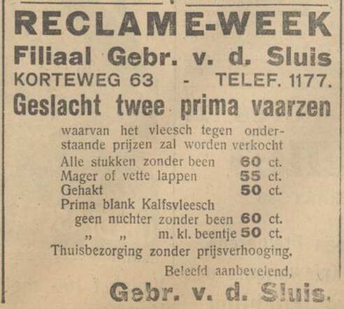 Sluis, Mozes, 1929.11.01, Reclame-week, geslacht twee prima vaarzen.jpg