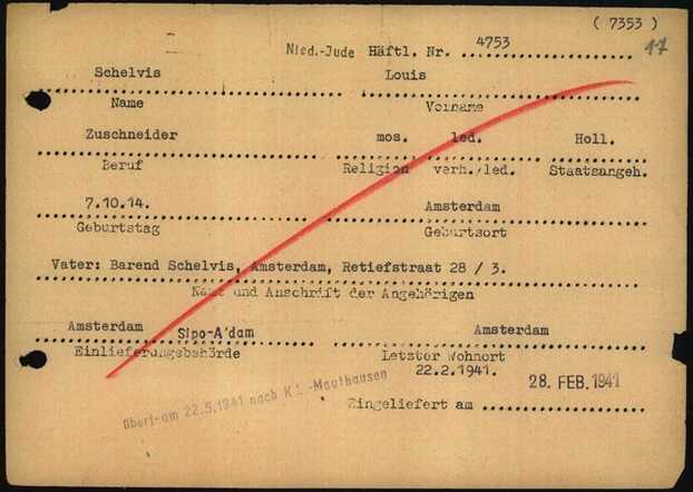 Louis Schelvis, 7-10-1914, krt 6 Buchenwald.jpg