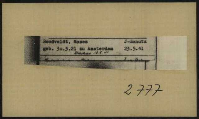 Mozes Roodveldt, 30-3-1921, krt 2 Mauthausen.jpg
