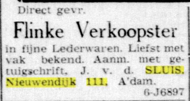 Telegraaf 31-1-1939 verkoopster.jpg