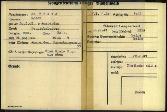 Moses de Brave, 30-3-1905, krt 2 Buchenwald.jpg