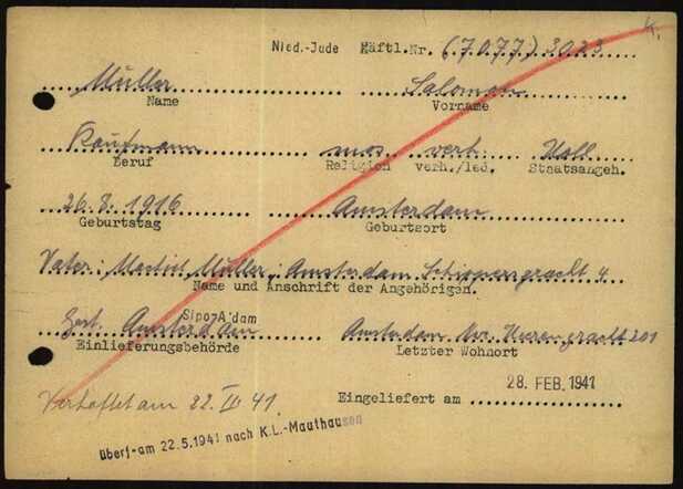 Salomon Muller, 26-8-1916, krt 2 Buchenwald.jpg