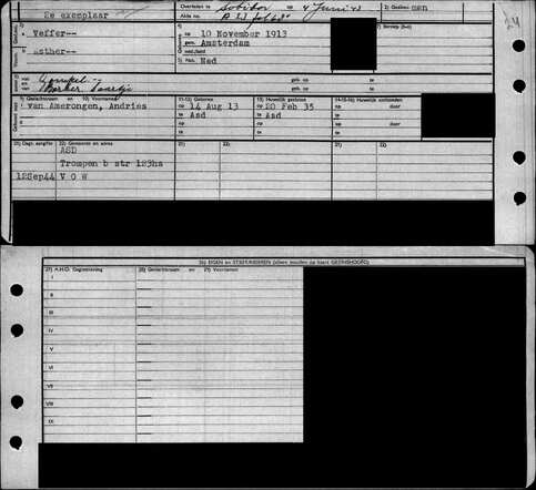Familiekaart Esther van Amerongen - Veffer, geboren 10-11-1913.jpg