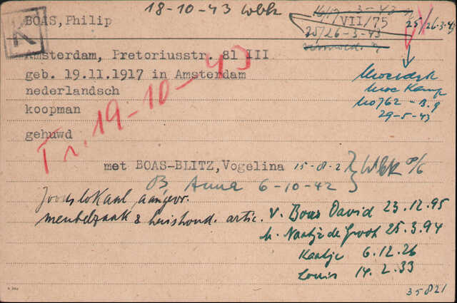 Archiefkaart 002 Joodse Raad Philip Boas geboren 19-11-1917.jpg