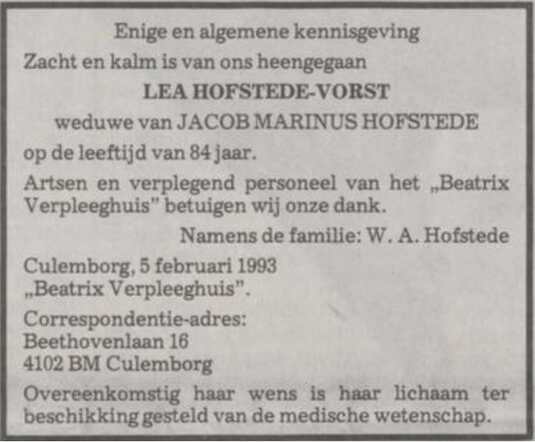 Lea Hofstede Vorst.JPG
