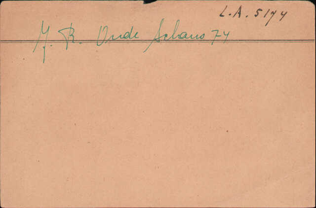 Levy Siegfried kaart Joodsche Raad achterzijde.jpg