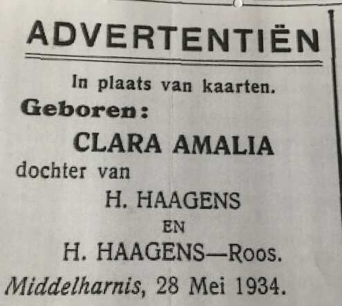 Geboorte advertentie Clara 1.jpg