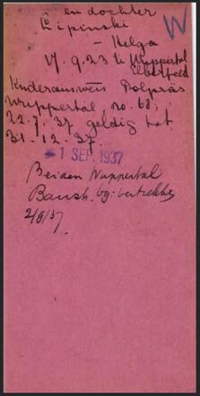 Lipinski-Gehlkopf Klara en Bloch-Lipinski Helga Screenshot Vreemdelingenkaarten voorzijde 2.jpg