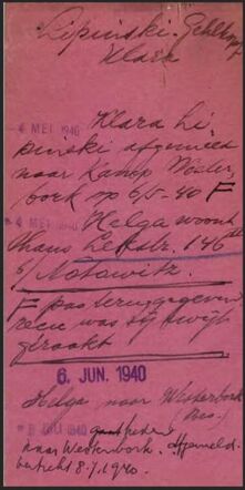 Lipinski-Gehlkopf Klara en Bloch-Lipinski Helga Screenshot Vreemdelingenkaarten voorzijde 4.jpg