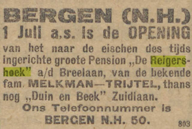 Opening Reigershoek 23-6-1922, Nieuw Israelietisch Weekblad.jpg