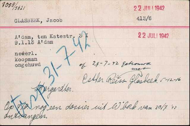 Jacob Glasbeek, 9-1-1913, krt J.Raad.jpg