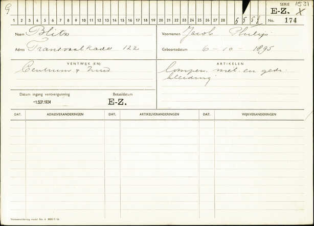 Marktkaart Jacob Philip Blitz geboren 06-10-1895.jpg