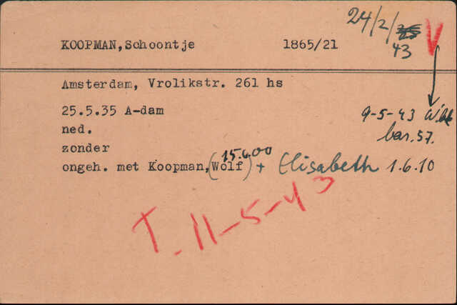 Kaart Joodse Raad Schoontje Koopman geboren 25-05-1935.jpg
