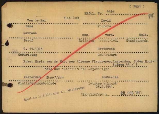 David vd Kar, 7-11-1913, krt 6 Buchenwald.jpg