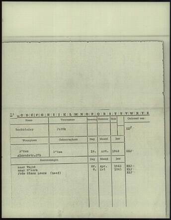 Judik Boekbinder document Kamp Vught.jpg