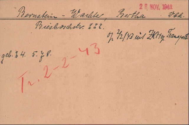 Wachter-Bernstein Berta kaart Joodsche Raad Berta 2.jpg
