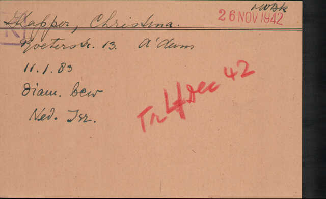 Archiefkaart Joodse Raad Christina Kapper geboren 11-01-1883.jpg