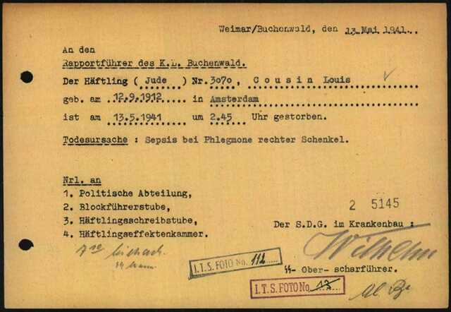 Louis Cousin, 12-9-1912, krt 9 Buchenwald.jpg