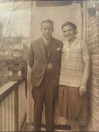 Andries Lijmer (oom Dries) en Zippora Lijmer-de Leeuw (tante Sien)