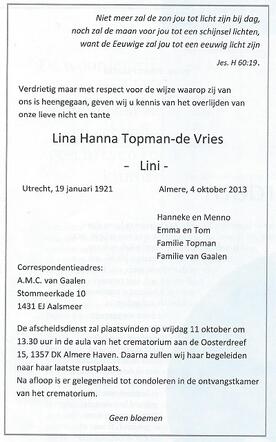 Lina Hanna Topman-de Vries BNIW 01-11-2013.jpg