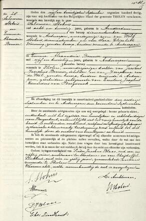 Trouwregister Tholen 1930-09-25 - STOKVIS, Salomon & BONNER, Emma Alexandria.jpg
