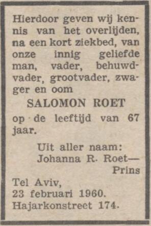 NIW-Overlijdensadvertentie Salomon Roet.png