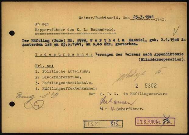 Machil Wertheim, 2-1-1908, krt 4 Buchenwald.jpg
