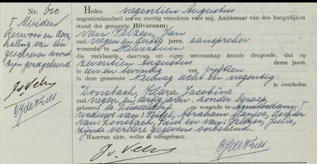 Overlijdensakte Klara Donsbach.jpg