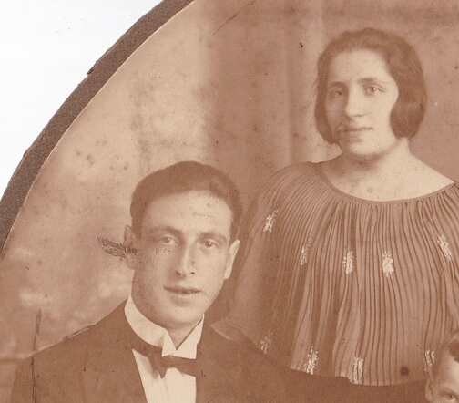 Louis Eliazar and wife, Sientje Querido, 1930