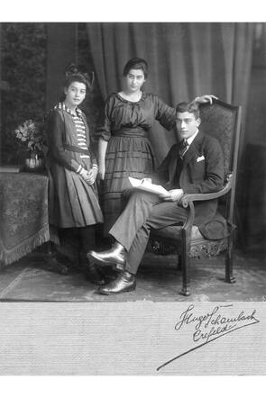 Otto, Lene en Herta Keijzer