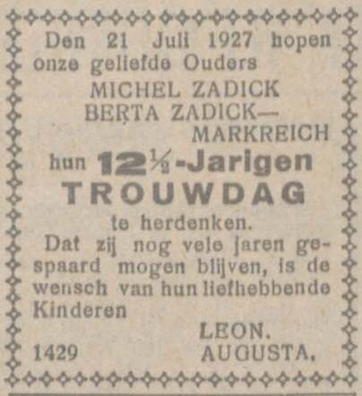 Huwelijksverjaardag
